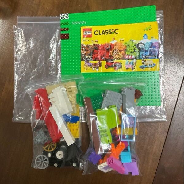 LEGO Classic 10715 アイデアパーツ タイヤセット + LEGO JUNIORS 10730 等セット 中古品