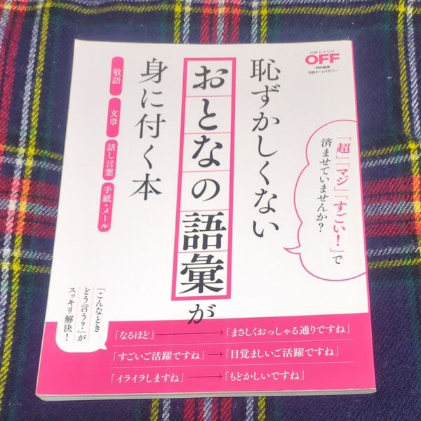 恥ずかしくないおとなの語彙が身に付く本 予備のため未読品