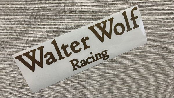 Walter Wolf Racing カッティングステッカー 20㎝ .