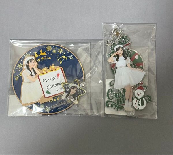AKB48 小栗有以 推しストローチャーム&コースター、オーナメントキーホルダー