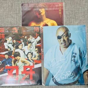 舞台 刃牙 地下闘技場編 範馬 愚地独歩 佐藤祐吾 クリアファイル フライヤー