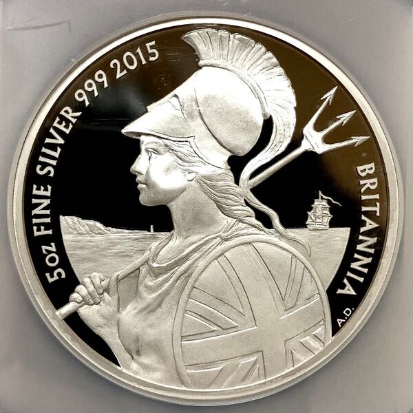 【最高鑑定】2015年 イギリス 初期500枚 COA付き 銀貨 NGC PF70 10ポンド アンティーク モダン コイン