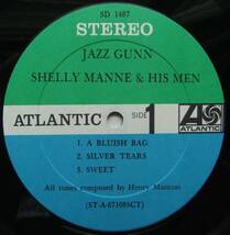 ◆ SHELLY MANNE & His Men / Jazz Gunn ◆ Atlantic SD-1487 (green/blue) ◆ V_画像3