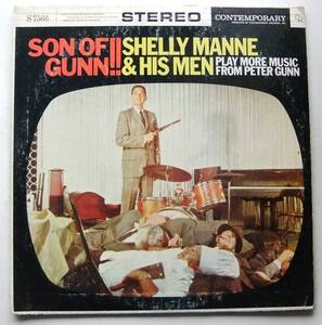 ◆ SHELLY MANNE & His Men / Son of Gunn ◆ Contemporary S7566 (black:dg) ◆