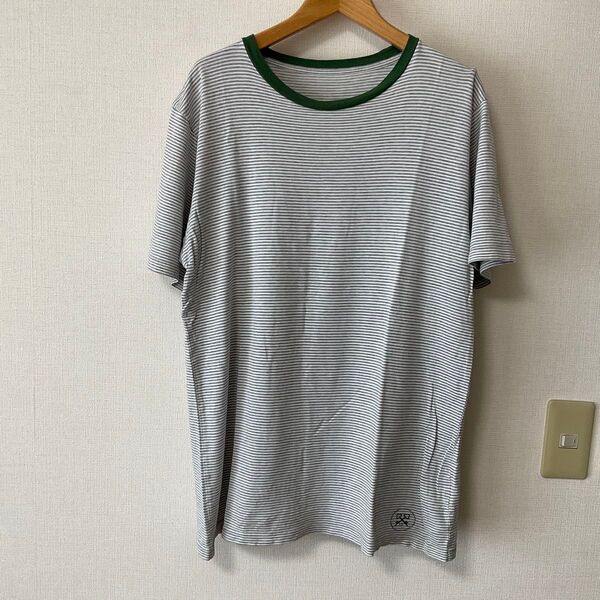 UNIFORM EXPERIMENT ボーダーTシャツ カットソー 半袖Tシャツ