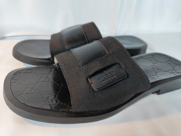 【希少品】【OLD GUCCI】グッチ正規品 高級イタリアンレザーサンダル 本革