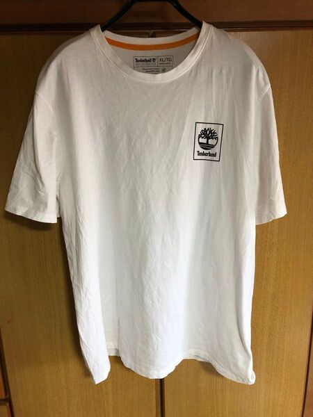 Timberland ティンバーランド XLサイズ ホワイト 白 半袖Tシャツ カモフラージュ プリント