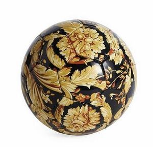 [ price cut!] Versace .VANITY pattern versace rare rare soccer ball hand .. gift box entering 