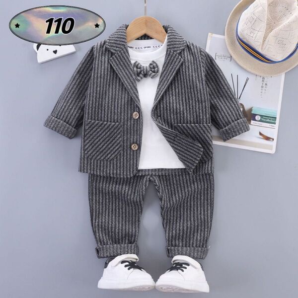 ☆新品☆フォーマル 男の子 セットアップ 入園式 結婚式 スーツ 110cm