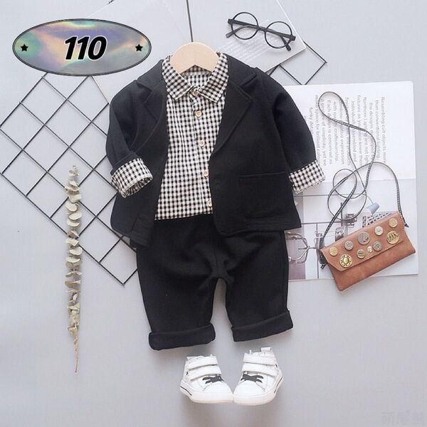 ☆新品☆フォーマル 男の子 セットアップ 入園式 結婚式 スーツ 110cm