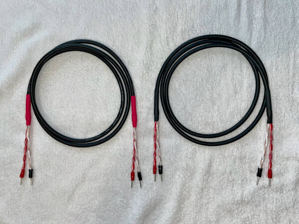 ☆CANARE 4S6 ピン(棒)型端子付き 2m 2本セット 新品
