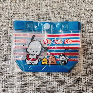 【新品未使用】 サンリオ ポチャッコ ガチャ プールバック風ミニポーチ