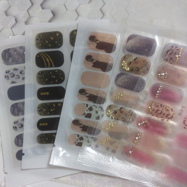 ハンドネイルシールアニマル系♪5枚セット