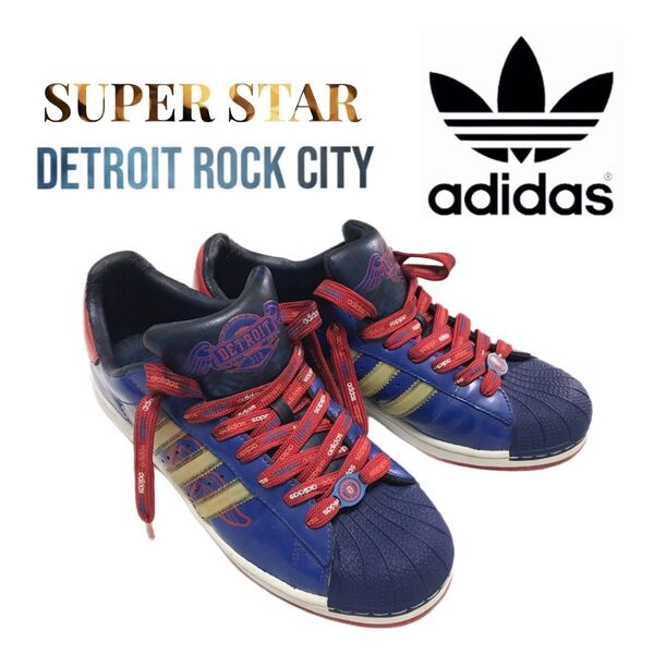 【激レア品!最終価格】adidas originals SUPER STAR DETROIT ROCK CITY 27.0