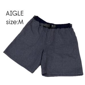 AIGLE エーグル レディース ウール100% 防寒 ショートパンツ M