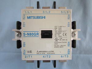 マグネットスイッチ 電磁接触器 S-N80GR コイル100V 三菱電機