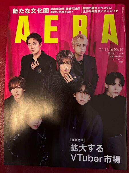 AERA(アエラ) 2024年12月16日号 IMP.蜷川実花