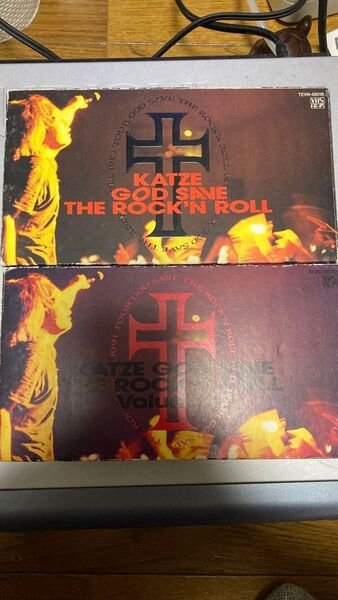KATZE VHS GODSAVE THE ROCKN ROLL1.2 LOVE is HERE