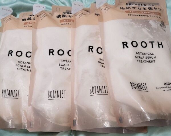 BOTANIST ボタニスト ROOTH ルース ボタニカル スカルプ セラム エアリー トリートメント 詰め替え 4個
