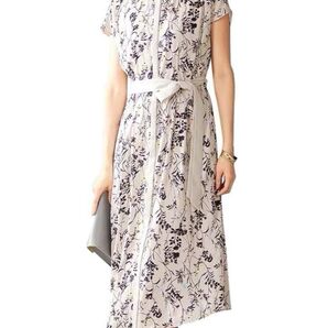 自由区 ハーバルフロープリント ワンピース 44