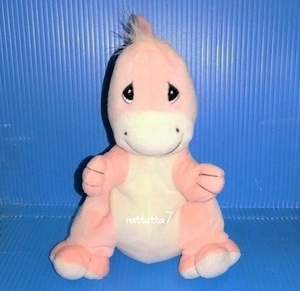 ☆☆PRECIOUS MOMENTS Tender Tails plush 1999☆Dinosaur☆プレシャスモーメント☆恐竜のぬいぐるみ☆ダイナソー☆ピンク☆ドール