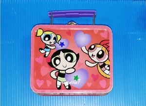 ☆PPG☆パワーパフガールズ☆バブルス☆ブロッサム☆バターカップ☆イラスト入☆TIN缶☆バッグ☆モジョジョジョ☆カートゥーンネットワーク