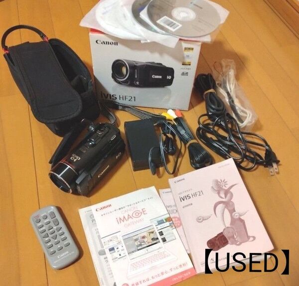 ビデオカメラ canon ivis HF21 カメラ