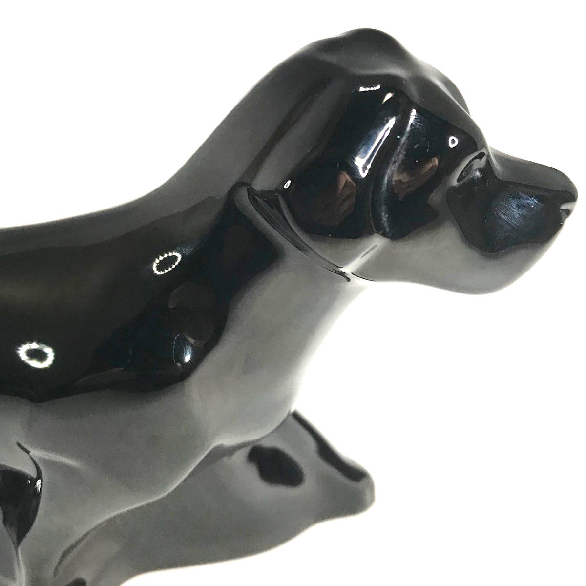 BACCARAT バカラ /※1kgオーバーオブジェ 犬 イヌ ブラック 美品 BACCARAT バカラ /※1kgオーバーオブジェ 犬 イヌ ブラック 美品