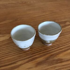 未使用 陶器 茶器 湯呑み ペア