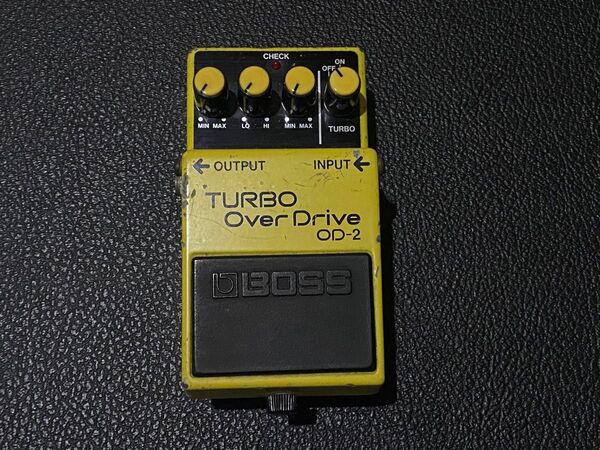 BOSS OD-2 TURBO Over Drive 1985年日本製