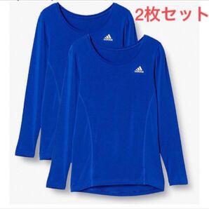 まとめ売り 新品 アディダス 長袖 インナー ガールズ 160 吸湿発熱 ヒートテック ロンT グンゼ