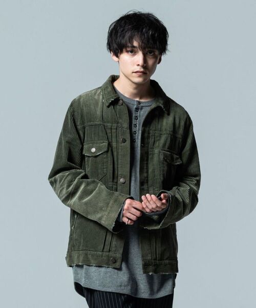 glamb クラシックコーデュロイジャケット グリーン L