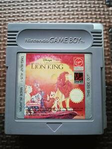 【中古・動作確認済み】GB　The Lion King　ライオンキング（珍品？レア？）　同梱可