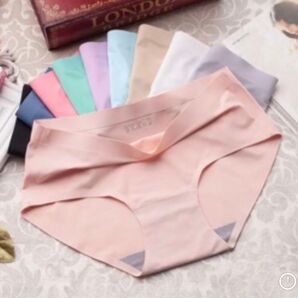 無地 シームレスショーツ 肌に優しい Mサイズ5枚セットレディース ショーツ