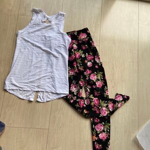 花柄 レギンス