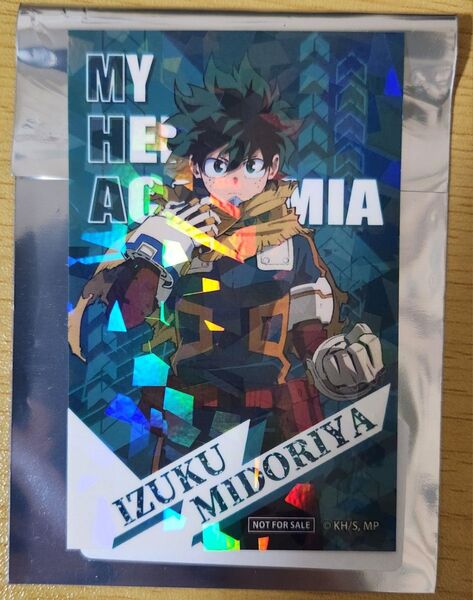 僕のヒーローアカデミア 緑谷出久 ホログラムステッカー ジャンプフェスタ2025 ヒロアカ タカラトミー