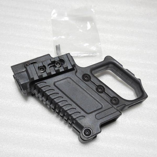 黒 グロック カービン フォアグリップ 上部レール付き Glock