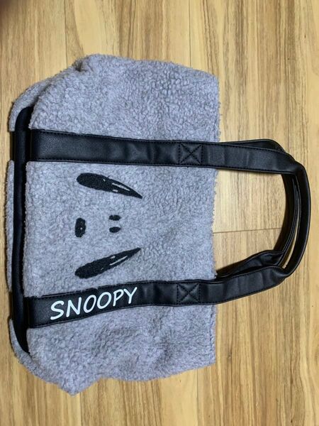 スヌーピのモコモコトートバッグ^_^