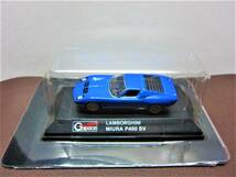 G.space☆ランボルギーニ ダイキャストカーコレクションVol.1☆LAMBORGHINI MIURA P400 SV ブルー☆1/72☆G.arrows2007_画像1