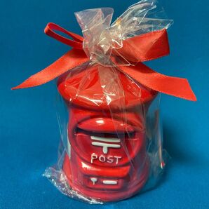 ゆうちょ 郵便ポスト型 貯金箱 昭和レトロ インテリア