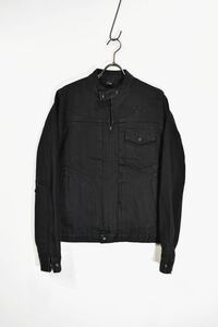  superior article [Pledge/ Pledge ] cotton 100% damage repair processing no color Biker rider's jacket Denim G Jean black 48