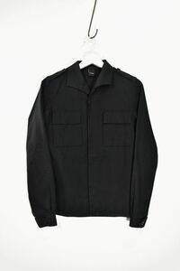  popular [Pledge/ Pledge ] cotton 100% military blouson jacket black 46 made in Japan 