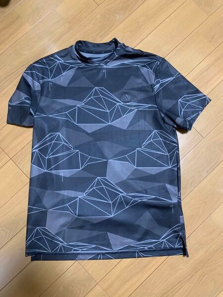 アディダス ゴルフウェア モックネック 半袖 ストレッチシャツ adidas