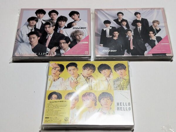 snowman KISSIN’ MY LIPS 通常盤 初回限定盤B HELLO HELLO 通常盤