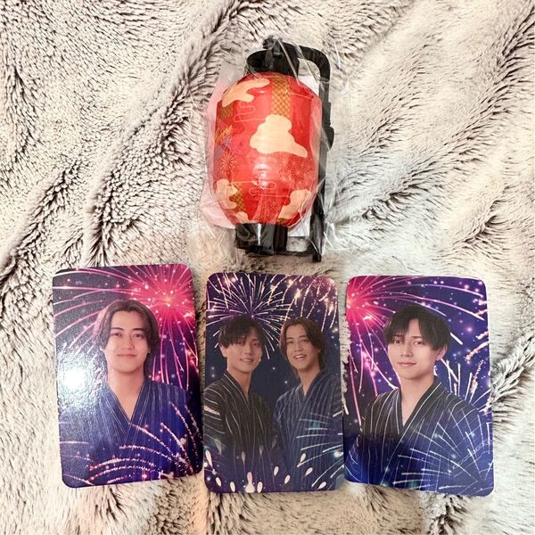 King & Prince うちあげ花火 ちょうちんマグネット トレカ 永瀬廉 髙橋海人