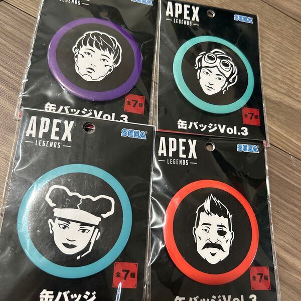 FUSE 新品 Apex Legends 缶バッジ Vol.3