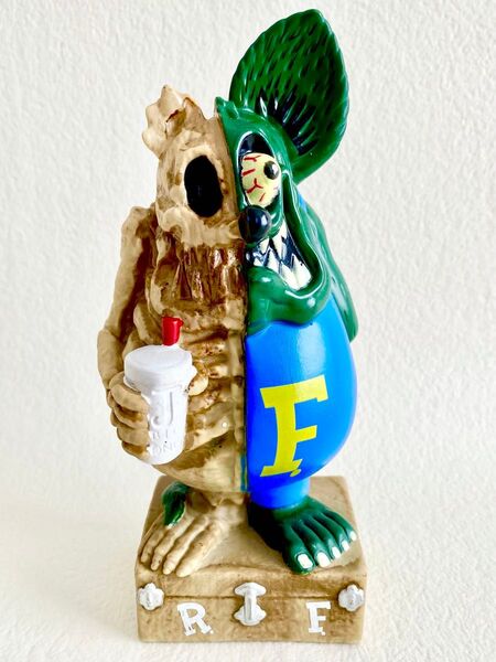 【インパクト大】RATFINK スカル ラットフィンク ボビングヘッド アメトイ フィギュア