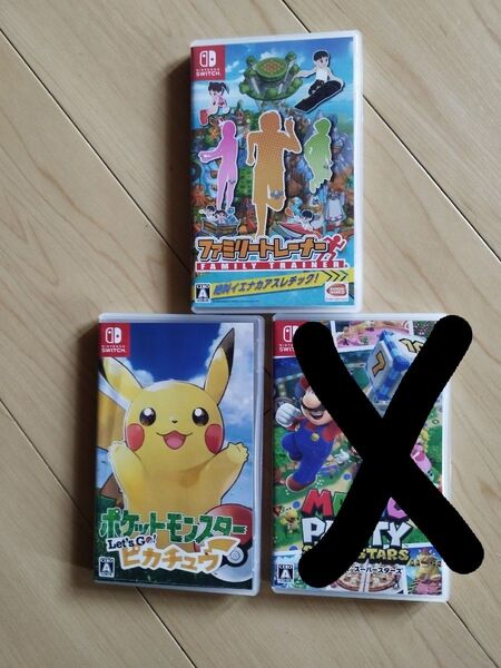 Nintendo Switch ポケモン マリオパーティスーパースターズ、ファミリートレーナー ソフトセット