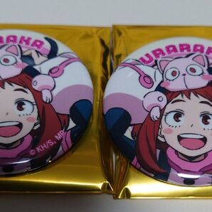 僕のヒーローアカデミア トレーディンググリッター缶バッジ MHAnimals 麗日お茶子