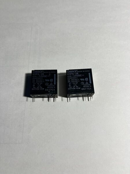 OMRON オムロン リレー G5PA-28 24V DC新品、未使用品 2個セット
